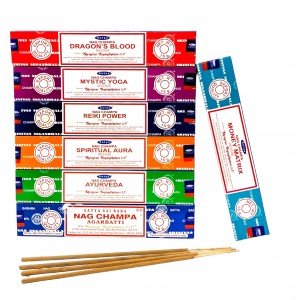 SATYA - Value For Money Incense Sticks Variety Pack - 84ct Display [STYVP84-VFM]